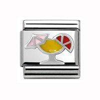 Nomination Composable Classic Yellow Cocktail Charm