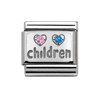 Nomination Composable Classic Silver and Cubic Zirconia Children Charm
