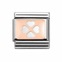 Nomination 9ct Rose Gold Composable Classic Clover Charm
