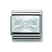 Nomination Silver Composable Classic Bow Charm