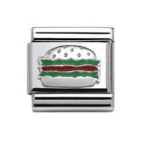 nomination composable classic hamburger charm