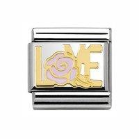 Nomination Composable Classic Gold Love Rose Charm