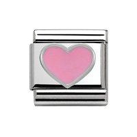 Nomination Composable Classic Silver Pink Heart Charm