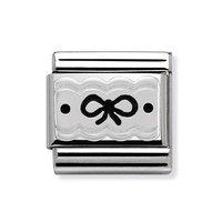 Nomination Composable Classic Silver Lace Bow Charm