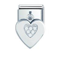 nomination composable heart drop charm