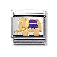 Nomination Composable Classic Violet Elephant Charm