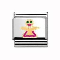 Nomination Composable Classic Gingerbread Woman Charm