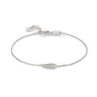 Nomination Angel Sterling Silver and Cubic Zirconia Wing Bracelet