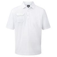 Nova Lisle Single Pocket Polo - White