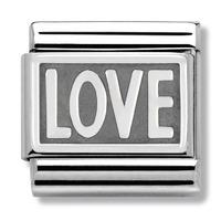 Nomination - Sterling Silver \'Love\' Charm 330102/03