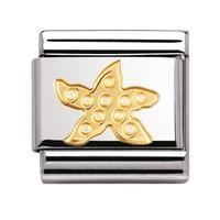 Nomination - 18ct Gold \'Starfish\' Charm 030113/11