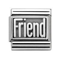 Nomination - Sterling Silver \'Friend\' Charm 330102/31