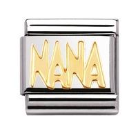 Nomination - 18ct Gold \'Nana\' Charm 030107/09