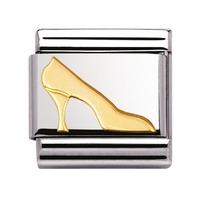 Nomination - Stainless Steel With 18ct Gold \'High Heel Shoe\' Charm 030109/08