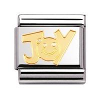 Nomination - 18ct Gold \'Joy\' Charm 030107/05