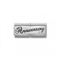 Nomination Composable Double Link in Stainless Steel Anniversary Charm (330730/03)