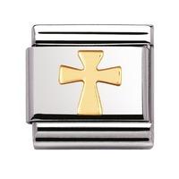 Nomination - 18ct Gold \'Cross\' Charm 030105/01