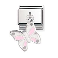 Nomination - \'Butterfly\' Charm Sterling Silver With Enamel 031700/01