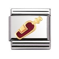 Nomination - Enamel And 18ct Gold \'Red Wine \' Charm 030218/04