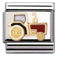 nomination charm composable classic tech tractor steel