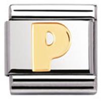 Nomination Charm Composable Classic Letter P Steel