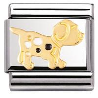Nomination Charm Composable Classic Earth Animals Dog Steel