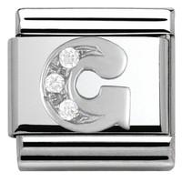 Nomination Charm Composable Classic Alphabet G Steel