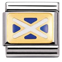 Nomination Charm Composable Classic Europe Flag Scotland Steel