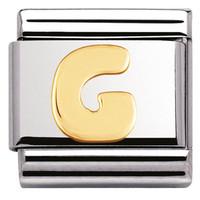 Nomination Charm Composable Classic Letter G Steel