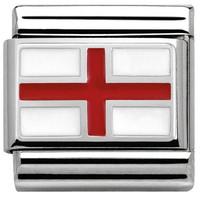 Nomination Charm Composable Flags England Steel