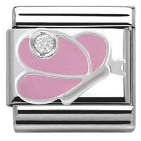 Nomination Charm Composable Classic Symbols Pink Butterfly Steel