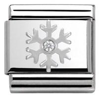 Nomination SilverShine Christmas Snowflake Charm