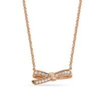 Nomination My Cherie Rose Gold Petite Bow Necklace