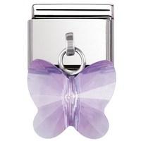 Nomination Violet Butterfly Charm