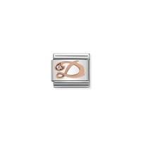 Nomination Rose Gold Letter D Charm