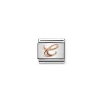 Nomination Rose Gold Letter C Charm