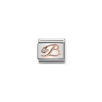 Nomination Rose Gold Letter B Charm