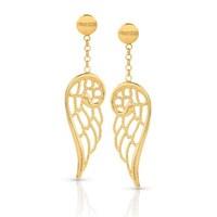 Nomination Angel Gold Drop Wing Earrings