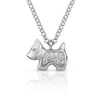 Nomination Gioie Silver Dog CZ Necklace