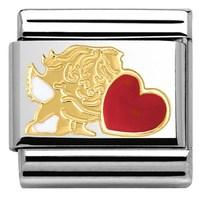 Nomination Cupid With Heart Charm