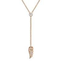 Nomination Angel Wings Rose Gold Drop Necklace