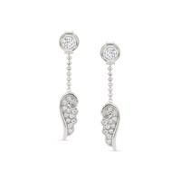 Nomination Angel Wings Silver Drop Earrings
