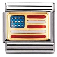 Nomination USA Flag Charm