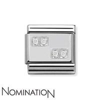 Nomination Cubic Zirconia Chessboard Charm