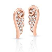Nomination Angel Rose Gold CZ Wing Stud Earrings