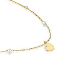 nomination bella gold heart necklace