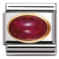 Nomination Oval Ruby Charm