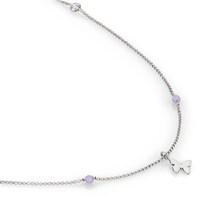 Nomination Bella Long Silver Butterfly Necklace