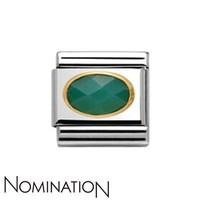 Nomination Green Agate Charm