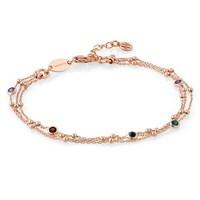 nomination bella rose gold rich bracelet